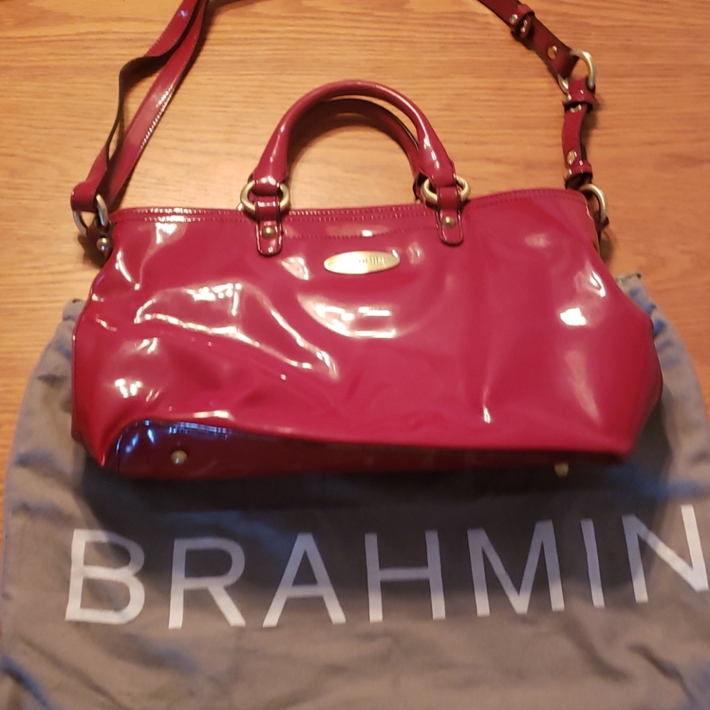Red patent leather